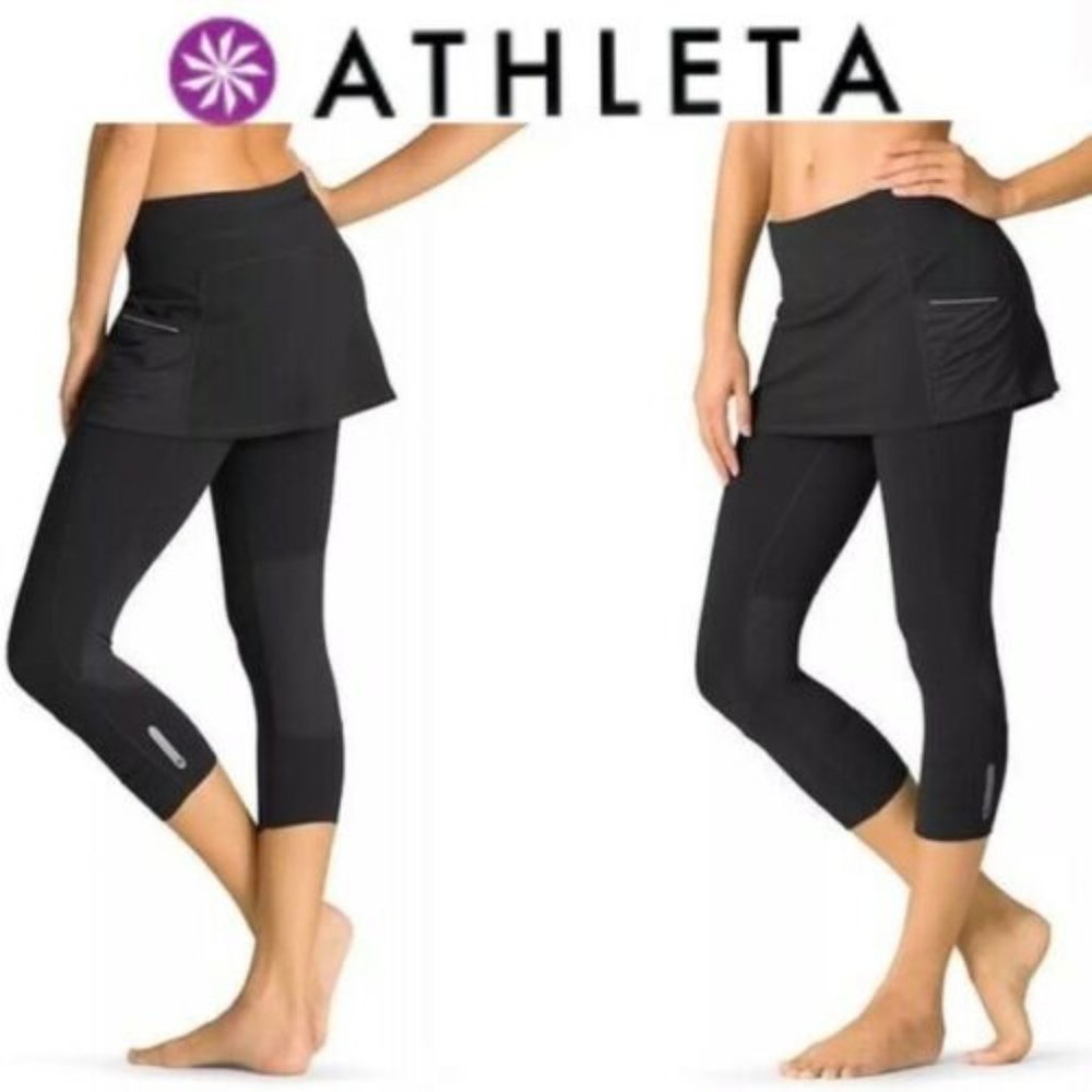 Athleta Acceleration 2in1 Skort Over Capri HW7957 - Picture 1 of 8